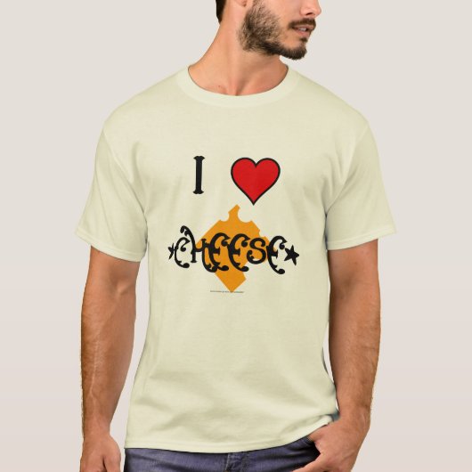 Liebe-Käse T-Shirt (Vorderseite)