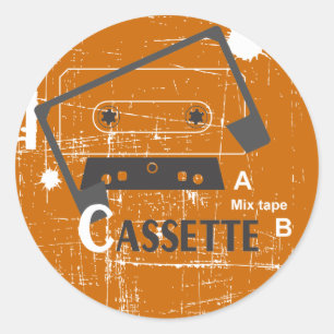 Liebe-Kassette - Aufkleber