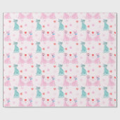 Liebe Kätzchen Geschenkpapier (Flach)