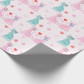 Liebe Kätzchen Geschenkpapier (Ecke)