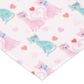 Liebe Kätzchen Tischdecke (Schrägansicht)