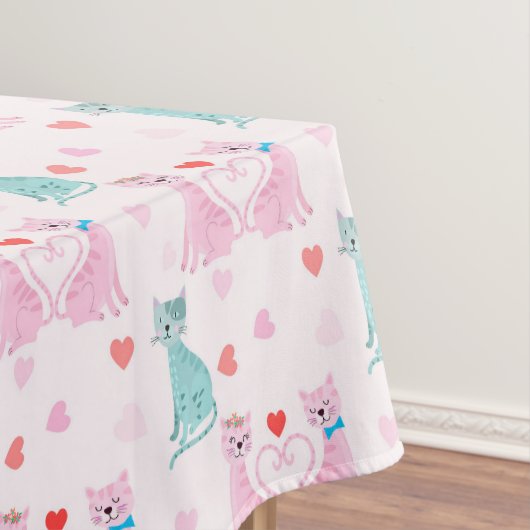 Liebe Kätzchen Tischdecke (Beispiel)