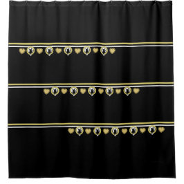 Liebe Katze Duschvorhang von Dichterin Adiela Akoo