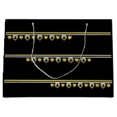 Liebe Katze Große Geschenktasche von Poet Adiela A Geschenktüte (Vorderseite)