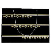 Liebe Katze Große Geschenktasche von Poet Adiela A Geschenktüte (Rückseite)