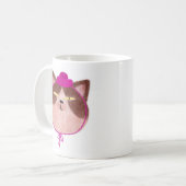 Liebe Katze Kaffeetasse (Vorderseite Links)