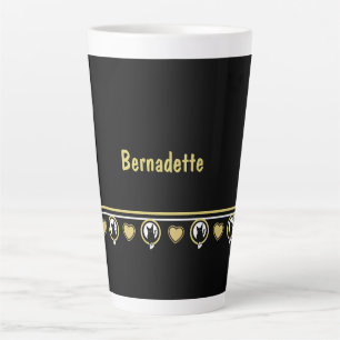 Liebe Katze Latte-Mug entworfen von Poet Adiela Ak Milchtasse