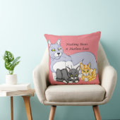 Liebe Katze und Kätzchen Kissen (Stuhl )