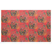 Liebe-Katze und Schmetterling Stoff (Fat Quarter (45,7 x 55,9 cm))