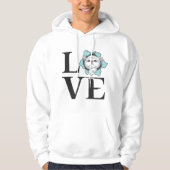 Liebe Katzen Hoodie (Vorderseite)