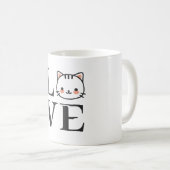 Liebe Katzen Kaffeetasse (VorderseiteRechts)