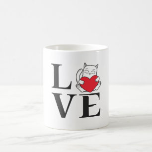 Liebe Katzen Kaffeetasse
