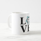 Liebe Katzen Kaffeetasse (Vorderseite Links)