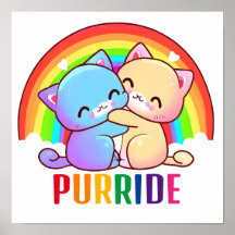 Liebe Katzen Regenbogen