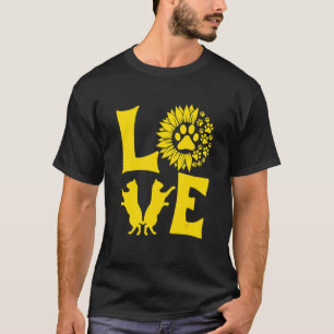 Liebe Katzen Sonnenblume Sonnenschein Für Katze T-Shirt