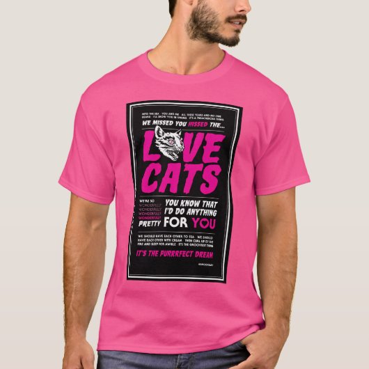 Liebe Katzen T-Shirt (Vorderseite)