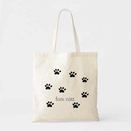 Liebe-Katzen-Tasche Tragetasche (Vorne)