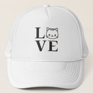Liebe Katzen Truckerkappe