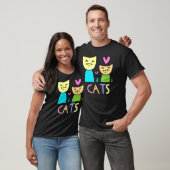 Liebe Katzen Zeichnend von Jad Fair T-Shirt (Unisex)