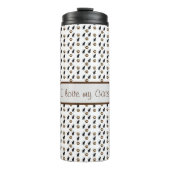 Liebe Katzenkatze Thermosbecher (Vorderseite)