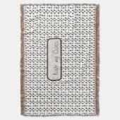 Liebe Katzenklumpen Decke (Vorderseite Vertikal)