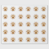 Liebe Katzenpfote Geschenkpapier (Flach)