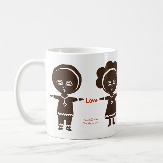 Liebe kennt keine Grenzen Kaffeetasse (Links)