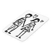 Liebe kennt keine Grenzen Magnet (Linke Seite)