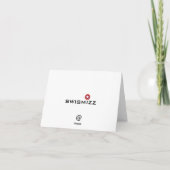 Liebe kennt keinen Farbnotecard Karte (Rückseite)