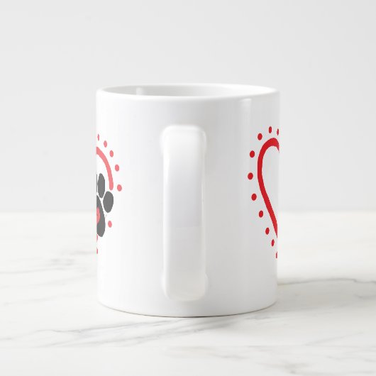 Liebe Keramik 20 oz. Tasse (Rückseite)