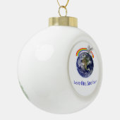 Liebe Keramik Kugel-Ornament (Links)