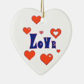 Liebe Keramik Ornament (Rechts)