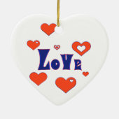 Liebe Keramik Ornament (Hinten)