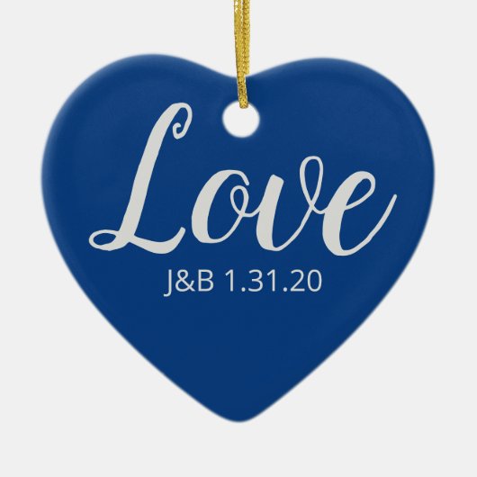 Liebe Keramik Ornament (Vorne)