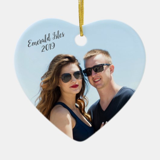 Liebe Keramik Ornament (Vorne)