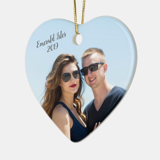 Liebe Keramik Ornament (Links)