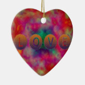 Liebe Keramik Ornament (Rechts)
