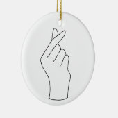 Liebe Keramik Ornament (Rechts)