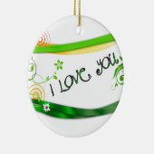 Liebe Keramik Ornament (Rechts)