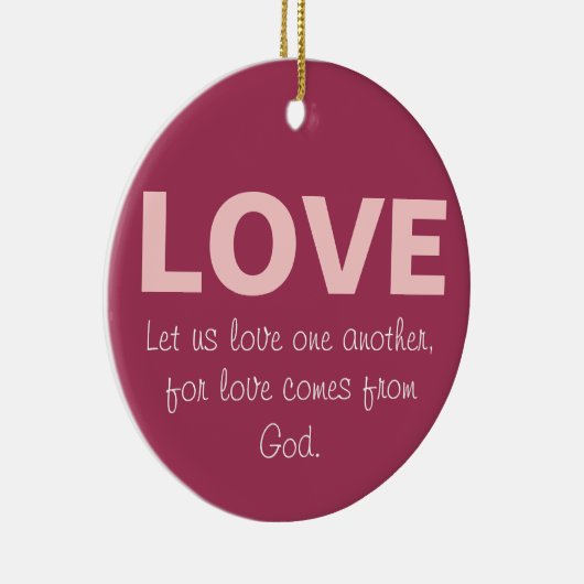 Liebe Keramik Ornament (Rechts)