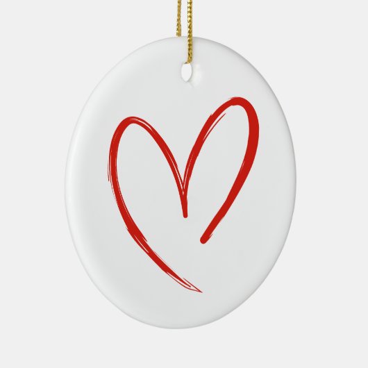 Liebe Keramik Ornament (Rechts)