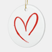 Liebe Keramik Ornament (Links)