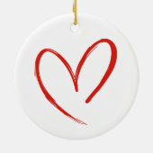 Liebe Keramik Ornament (Hinten)