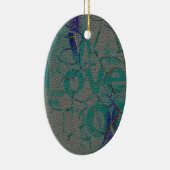 Liebe Keramik Ornament (Rechts)