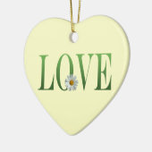 LIEBE KERAMIK ORNAMENT (Links)