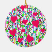 Liebe Keramik Ornament (Vorne)