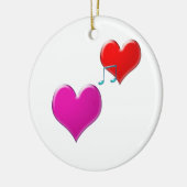 Liebe Keramik Ornament (Links)