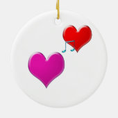 Liebe Keramik Ornament (Hinten)