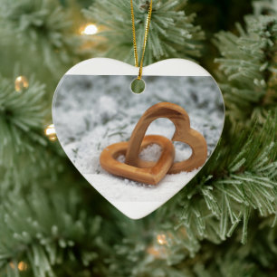 Liebe Keramik Ornament