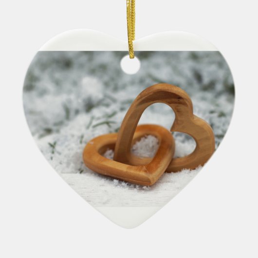 Liebe Keramik Ornament (Vorne)